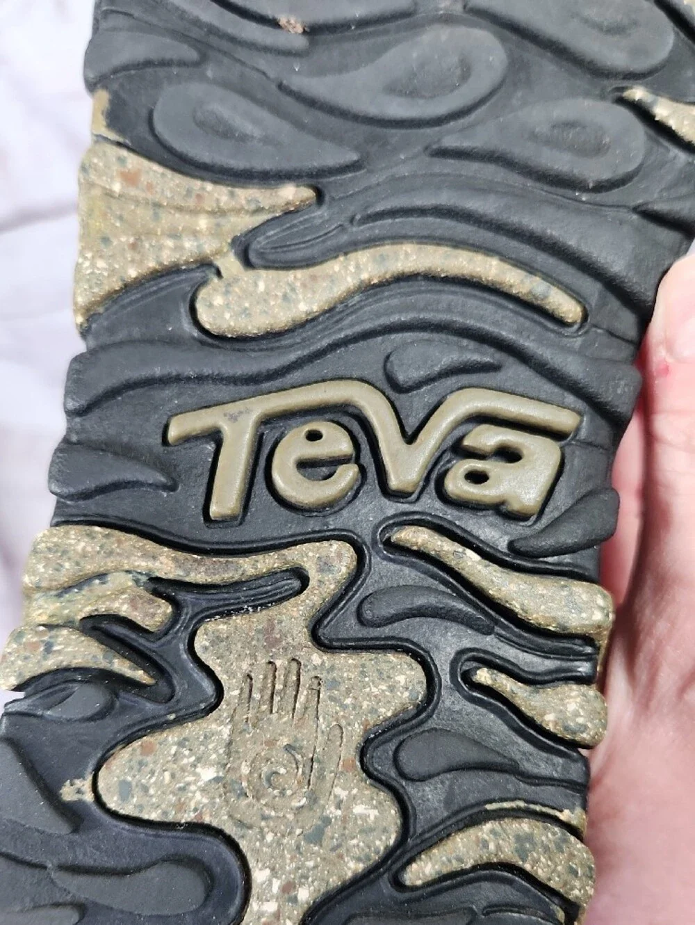 Teva Men's Black and Tan Sport Sandals